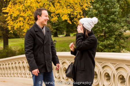 Bow Bridge connects Panik, fiancee after proposal